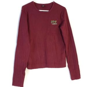 Warner Bros. burgandy Marvin the Martian sweater